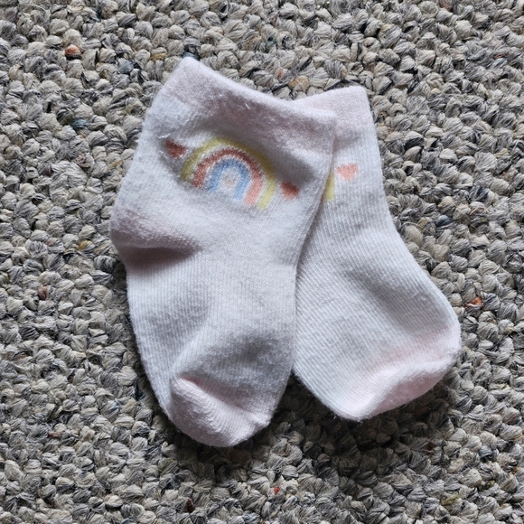 Baby Essentials Baby Girls 4-pc. "Mommy's Girl" Rainbow Clothing Set 6M - Picture 9 of 11